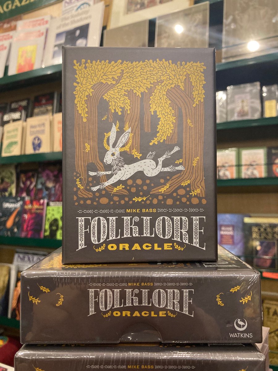 watkinsbooks's tweet image. This week, we've been blessed with no less than THREE highly anticipated, spanking new, titles from @WatkinsWisdom:
⭐️FOLKLORE ORACLE DECK
⭐️WEIRD WALK
⭐️ASTRAL GEOGRAPHIC