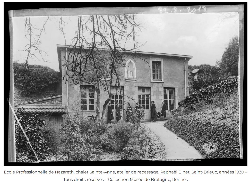 museedebretagne's tweet photo. 📝[ L’école de Nazareth à Saint-Brieuc] 
Quand le très croyant Raphaël Binet photographie les institutions scolaires religieuses.
▶️https://t.co/ZDocnj7yKn https://t.co/gZJl7m5aAc