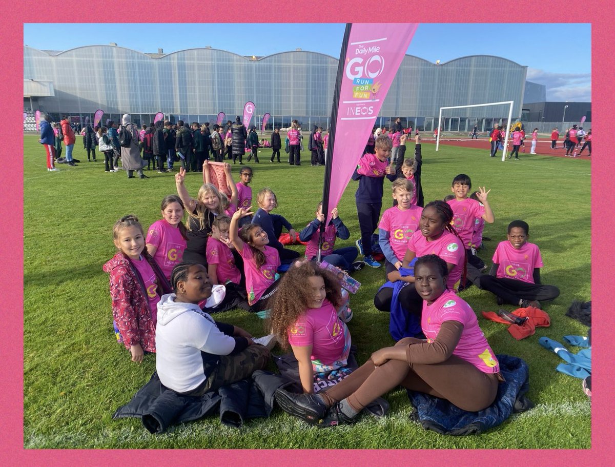 MrsFaryma's tweet photo. P6 had a great time taking part in the #DailyMile #GORunForFun event this morning🏃‍♂️🏃‍♀️ @Sportaberdeen @AberdeenCC @ActiveScotland @_thedailymile @SeatonPSchool @MrNicholP3 https://t.co/9zLbdoxyTm
