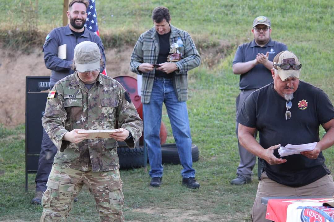 ChandlerCase6's tweet photo. Great time at the Chuck Heavy Gunfighter Challenge at Range 51. This was my first real two-gun style match and took a lot of great lessons from it.

#2A #train #training #firearms #range51 #2gun #competition https://t.co/VP2rwJwsKf