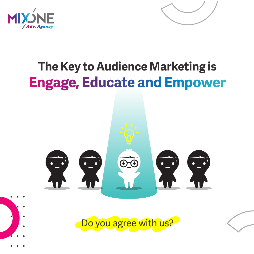 mixonead's tweet photo. ��🔑The Key to Audience Marketing is  Engage, Educate and Empower .

Do you agree with us ? 😉
.
.
#mixone #دعايه_واعلان #تسويق_الكتروني #تسويق #حملات_اعلانية #تسويق_رقمي #digital_marketing #markiting https://t.co/FB41ZF6jH4