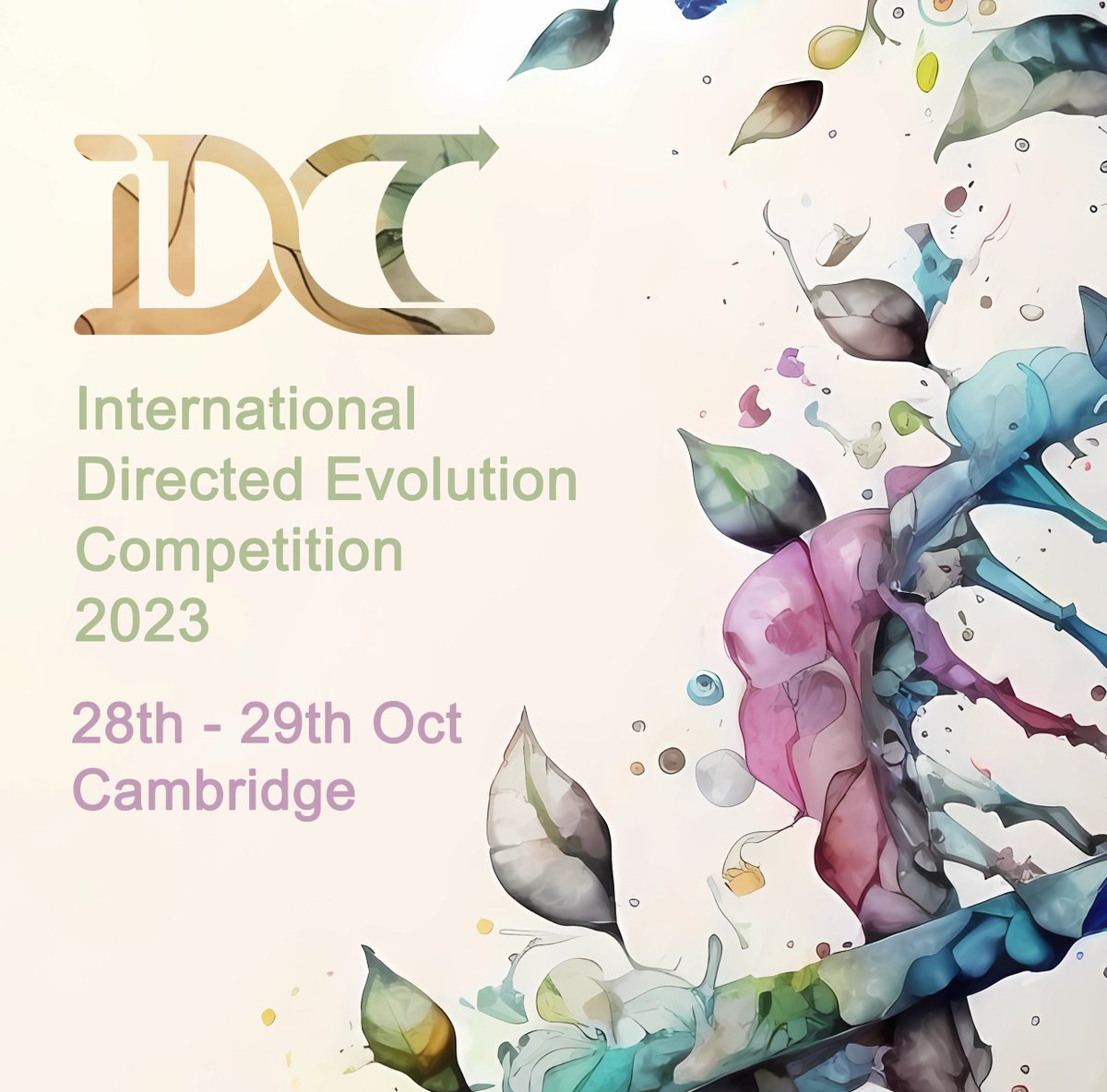 iDEC 2023 is set to take place at Fitzwilliam College, University of Cambridge, on October 28-29. Join us as 15 student teams worldwide share their research on Directed Evolution. Stay tuned for more updates! 🌍📷 #iDEC2023 #DirectedEvolution