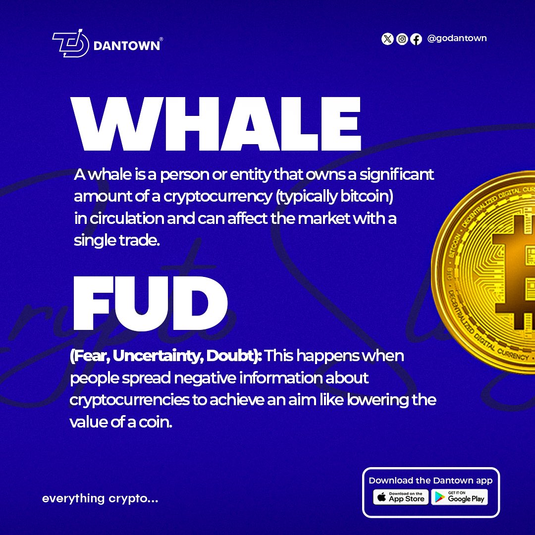 godantown's tweet photo. Do you know your Crypto Trading Slangs?
Let's go!
#dantown #cryptoslangs #today #bitcoin #blockchain #trending #explore #today #tuesday https://t.co/O2knlbiEGN