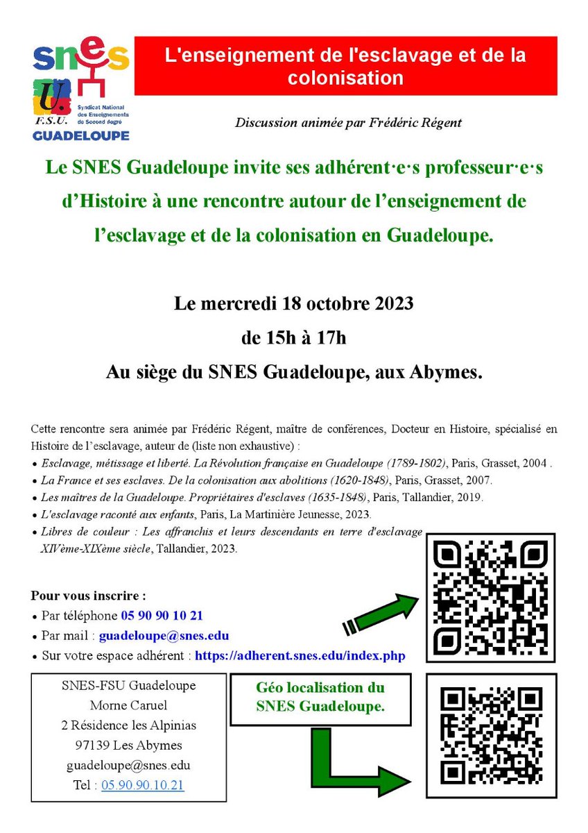 S3Gua's tweet photo. #Reflexion #Pedagogie #Histoire #Esclavage #Colonisation #FredericRegent https://t.co/HQWXxbg9n0