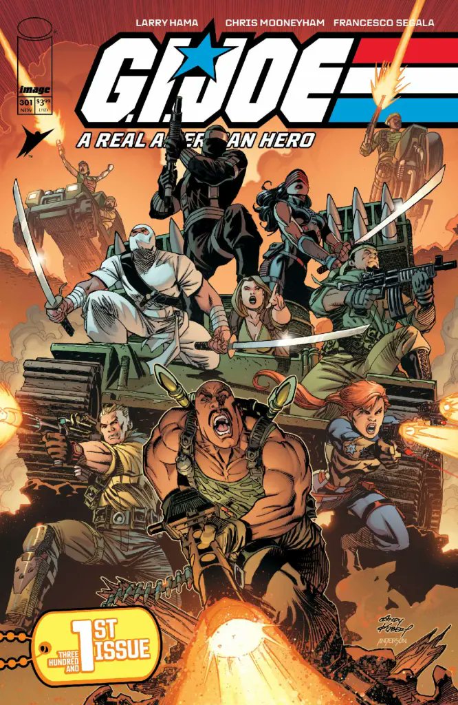 Olly MacNamee (@ollymacnamee) on Twitter photo Hey, #GIJoe fans, this ones for you! <a href="/Skybound/">Skybound Entertainment</a>'s first look at 'G.I. JOE: A Real American Hero' #301 by legendary Larry Hama and Chris Mooneyham:
comicon.com/2023/10/10/sky… Hey, #GIJoe fans, this ones for you! <a href="/Skybound/">Skybound Entertainment</a>'s first look at 'G.I. JOE: A Real American Hero' #301 by legendary Larry Hama and Chris Mooneyham:
comicon.com/2023/10/10/sky…