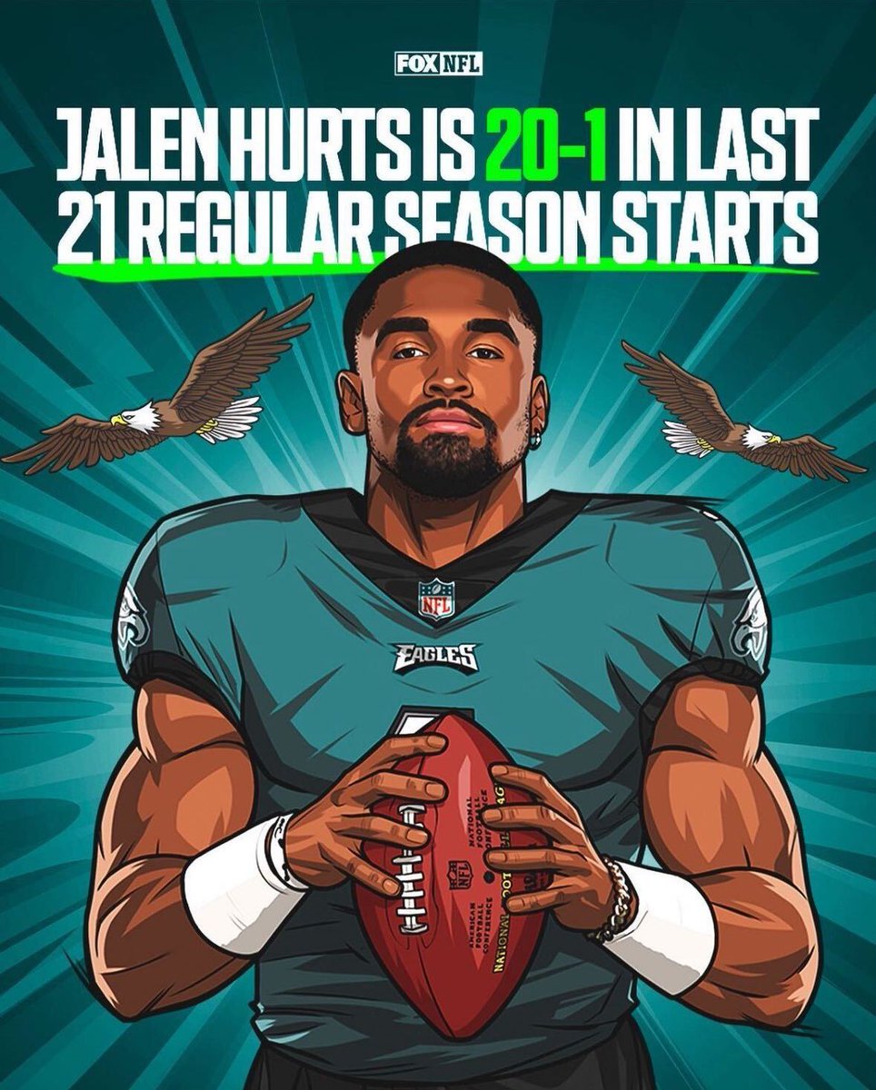 EngineRm's tweet photo. 2 undefeated teams remain! Check out our NFL player illustrations all season long on Fox… @JalenHurts @CMC_22 @Eagles @49ers @NFL https://t.co/aZp2ZFZe1j