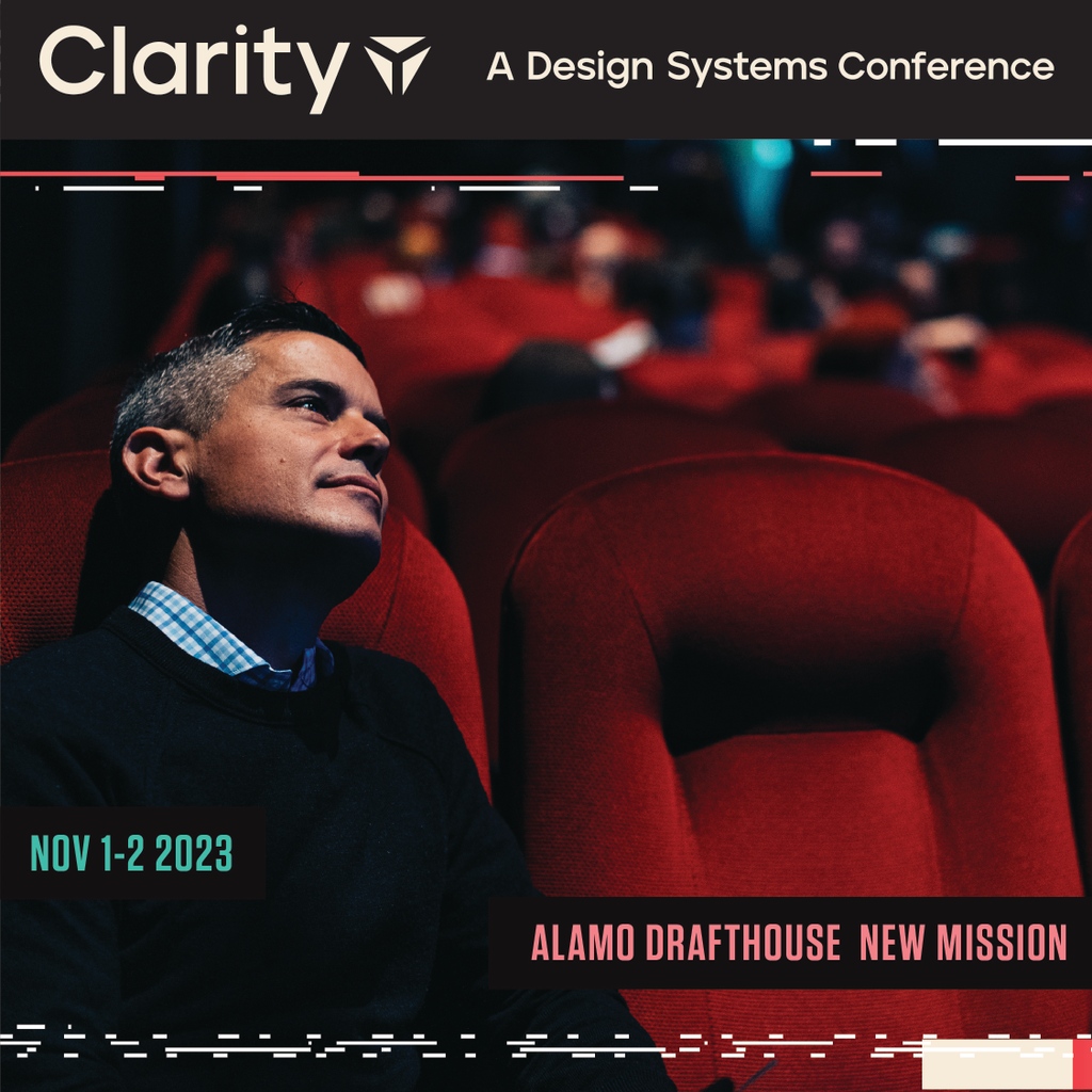 Clarity_conf's tweet image. 🚀 Who's ready to be inspired at #Clarity2023? We are thrilled to have 11 speakers joining us in SF on Nov 1st-2nd to elevate the collective convo around design systems 📷 Secure your chance to be inspired at the 📷#Clarity #ReturnToForm #DesignSystems #TechEvent