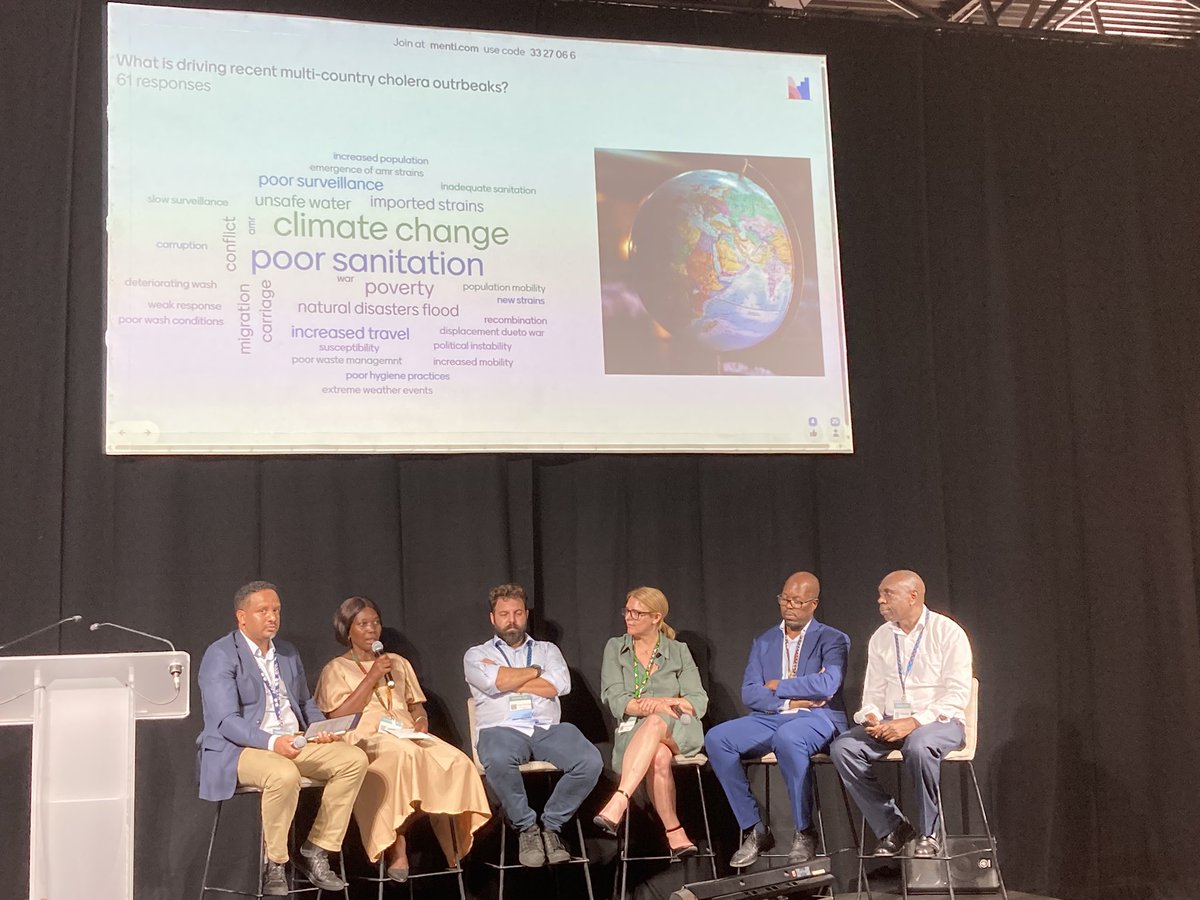 Final part of the session - fab panel of experienced researchers and public health actors discussing what is driving the increased frequency of cholera outbreaks and what are the key use cases for cholera genomic sequencing.