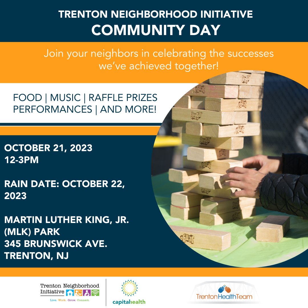 TrentonHealth's tweet photo. Guess what day it is? #TNITuesday 🤩 And we're reminding you of our highly-anticipated Community Day celebration on October 21st! Bring your family, friends, and neighbors... it's going to be a great time! 

#trentonnj #northtrenton #communityday #trentonians #njcommunity https://t.co/1bXqHtTgr0