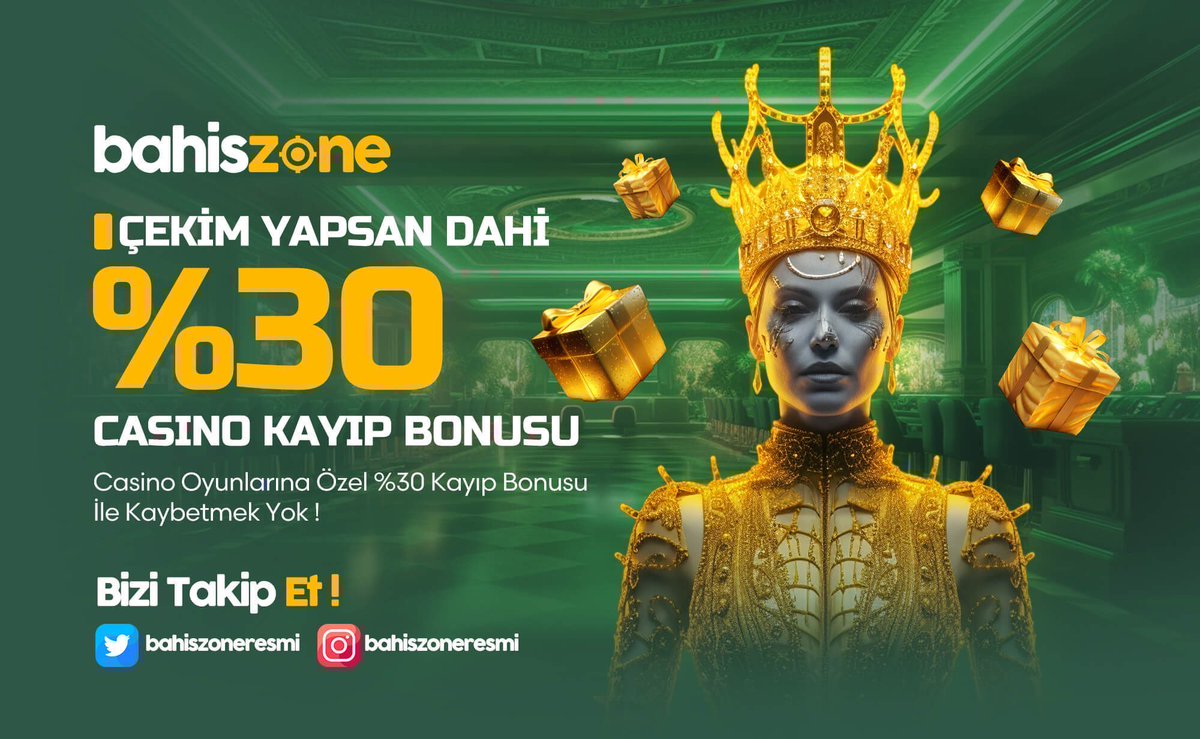 🔸 Yüksek Oran ve Fazla Bahis Seçenekleri ile #BahisZone Farkını Yaşa!

🔁 Çekim Yapsan Dahi

✅ %30 CASINO KAYIP BONUSU

🎉 #BahisZone ‘da Kampanya ve Fırsatlar Bitmez!

✅ Giriş Adresimiz: bit.ly/BahisZone

#FreeBonus #CanlıCasino #Casino