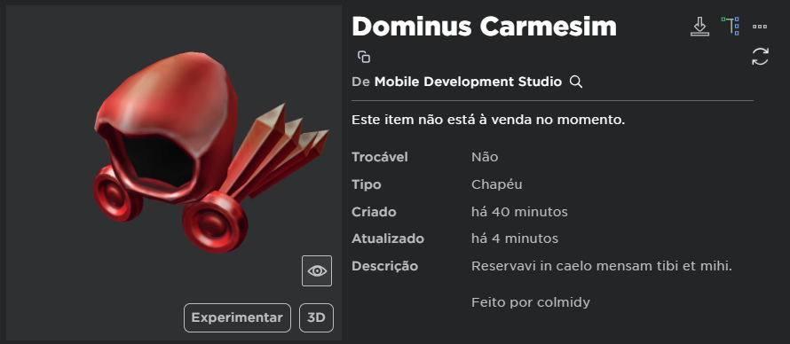 DOMINUS SUS - Roblox