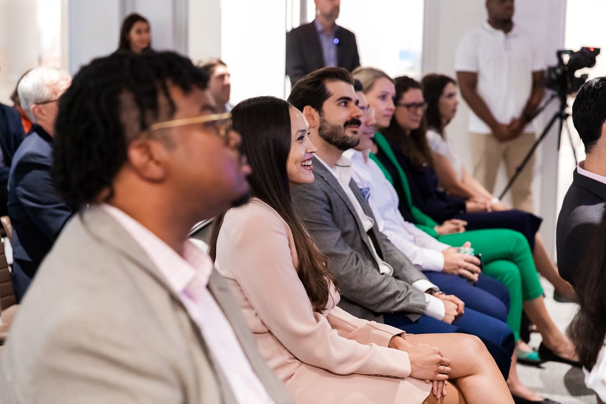 SkanskaUSA's tweet photo. Brian Hanlon, Acting Director of DC @DC_DOB, was joined by Heidi Creighton and Mark Carroll of our Commercial Development operations to host more than 60 industry leaders shaping the future of sustainability. Watch the presentations: https://t.co/kgV8sck2kp
#DevelopedBySkanska https://t.co/JAhq0x66Hl