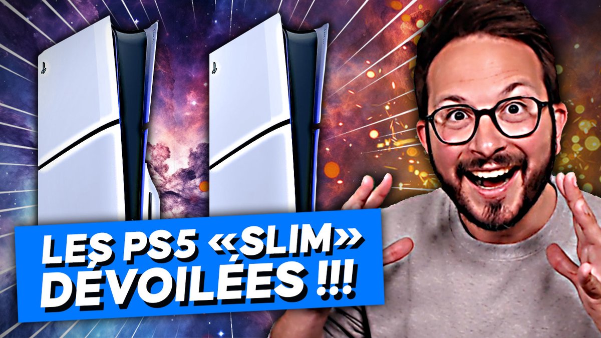 Alors, vous les trouvez comment ces nouvelles #PS5 "Slim" avec lecteur de disque amovible officialisées par #PlayStation ? Vous pensez craquer... ou pas ? youtube.com/live/6EQyK3eh5…