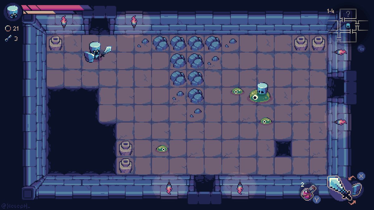 Xeleph_'s tweet image. Hey! #PortfolioDay
I'm currently looking for work! I'm a pixel artist with experience on several games, like "Bandle Tale" from Riot Forge
I mostly do BGs, tilesets/assets, and I can also do characters, UI and more
Don't hesitate to contact me!
⬇️Thread of some of my work