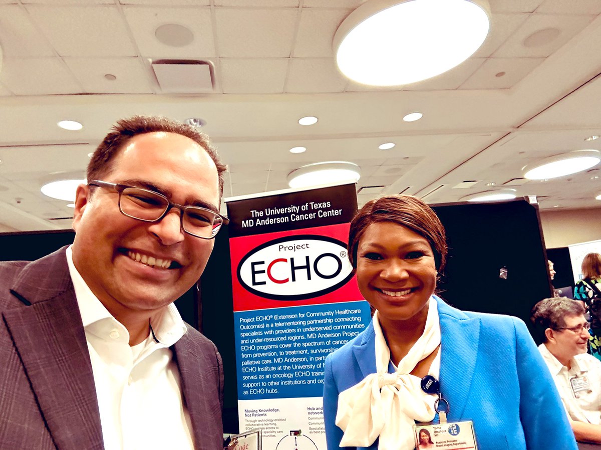 doctorpemm's tweet photo. Appreciated 🙏 the opportunity to represent the MDACC Cancer Network today at the Faculty Career Expo @MDAndersonNews along with Dr @TomaOmofoyeMD at our booths together !! #CancerNetwork #ProjectECHO #GlobalHealth #Leadership  | @MattUlricksonMD @ERebelloMD @CrisyRoland https://t.co/81nWHIix8g