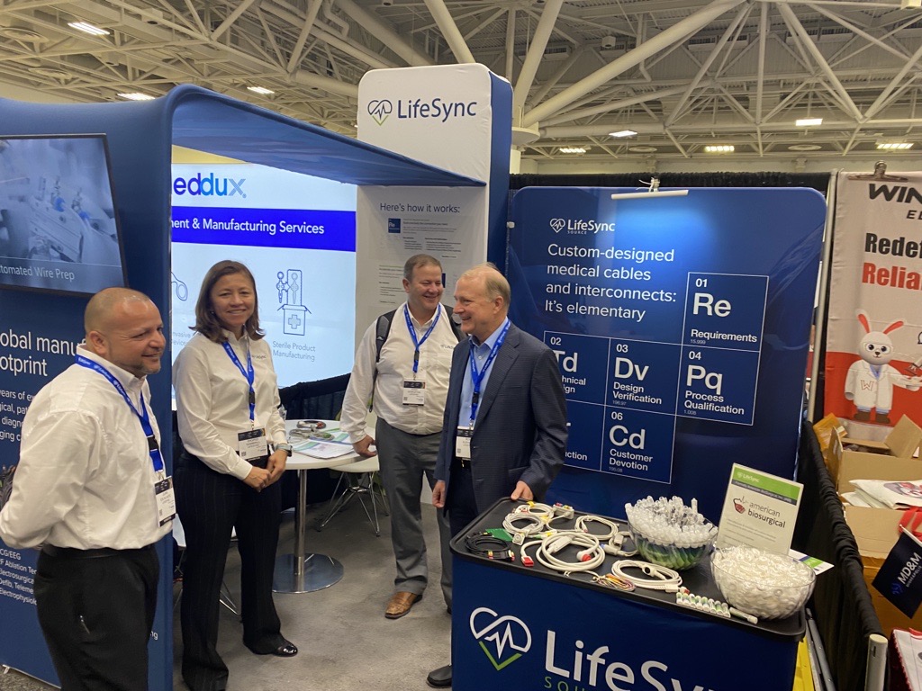 LifeSyncMed's tweet photo. Stop by Booth #3539 at MD&amp;M 2023 today in Minneapolis &amp; meet the LifeSync team. Find out more about our table of collaboration. #MD&amp;M2023 https://t.co/r1okvUTbkh