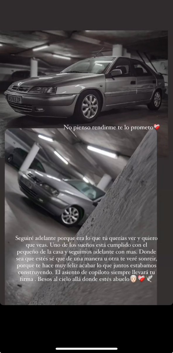 Chris_57_PSA's tweet photo. Duele escribir estas cosas y el no creerte que sea la cruda realidad. Tengo la suerte de poder decir que disfruté con él todo lo que pude y mas y que este pequeño con 4 ruedas fue mi mayor regalo soñado de su parte. Gracias abuelo por compartir este precioso mundillo, tq👨🏻‍🦳❤️‍🩹 https://t.co/ZMuTvyE94S