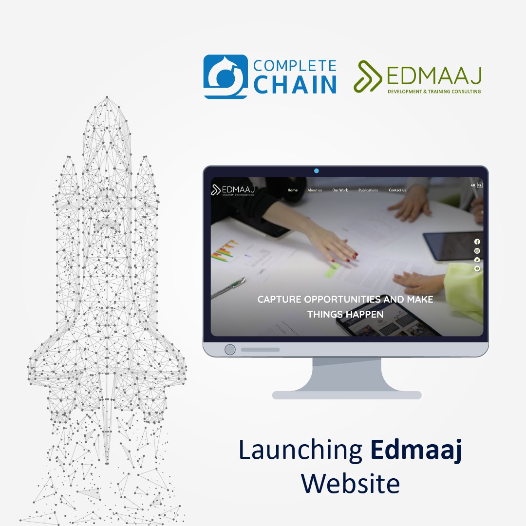 CompleteChain's tweet photo. Empowering change through technology!

We've partnered with Edmaaj to create a website that spreads their mission far and wide, explore our work and join us in supporting their cause 📷
https://t.co/eUYQrg1JJ6

#webdesign #webdevelopment #Edmaaj #complete_chain https://t.co/g3pvQQOgPR