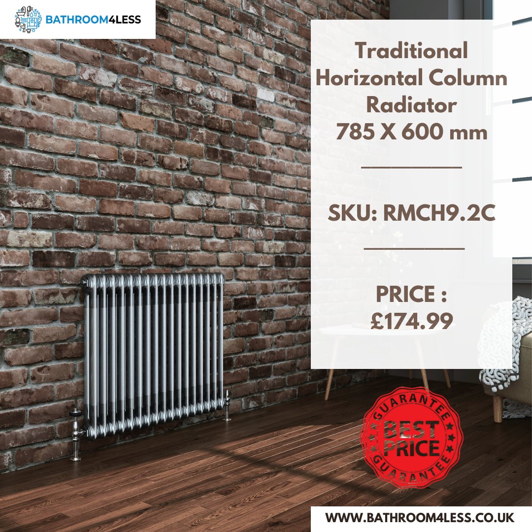 Transform your living space into a cozy haven with this Traditional radiator. 
 
Upgrade your home's warmth and style today!

Grab our radiator now,
rb.gy/zg26e

#WarmSpaces #EfficientHeating #HomeComfort #RadiatorDesign #CozyHome#HomeImprovement #Bathroom4less