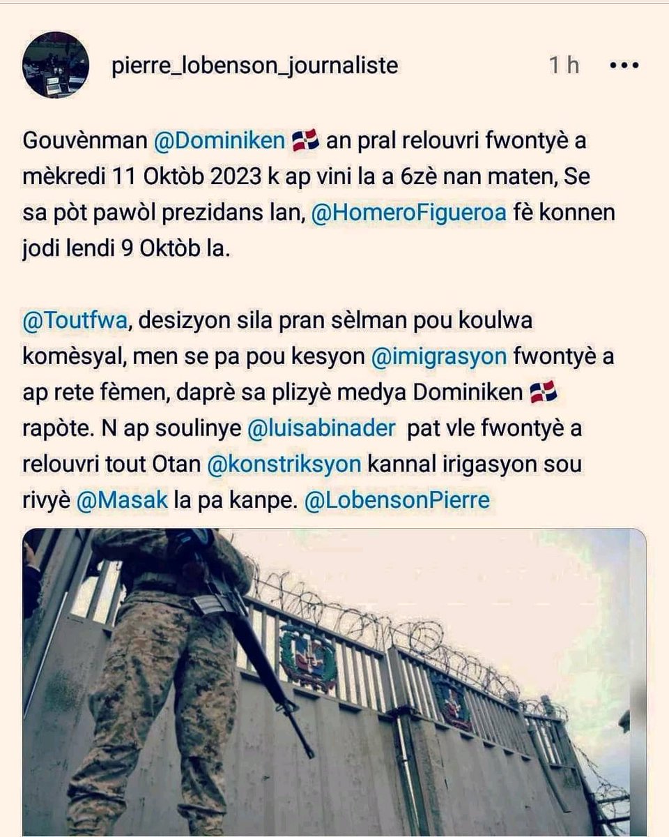 PierreLobenson's tweet photo. Depi w gen lajan nan men w ou achte kote w vle tou dayè ou se yon Boss ! 
Fòk #RD 🇩🇴 konnen se 🇭🇹 ki fè l ap fè tout frekan sa yo, yon moun ki pa zanmi w si l envite w vinn manje lakay li eske ou prale ?  Gen yon pwovèb Ayisyen 🇭🇹 ki di si w renmen grenn nan fòw renmen po a tou.. https://t.co/GSZiPG0ELb