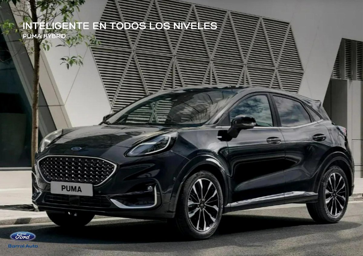 🚗 Ford Puma  Diseñado para abrazar la vida moderna🚗

Con un innovador diseño "centrado en el conductor," un estilo audaz para la ciudad y un tren motor híbrido, el Puma no busca tu atención, ¡la gana discretamente! 

Descubre la inteligencia en cada detalle. 🌟 #FordPuma
