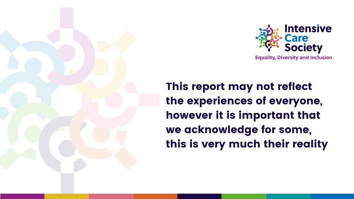 This report aims to implement positives by understanding the real experiences faced by some in our community. We would like to thank our EDI team @WhistlingDixie4 @LukeFlower1 @Stu_anaes @iceman_ex @sekina_bakare @BurdenAshton @drjen_w @katoogi and Shoneed Abbas