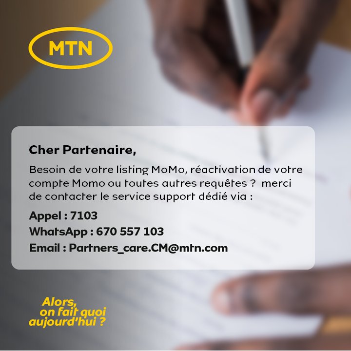 MTN CAMEROON tweet media