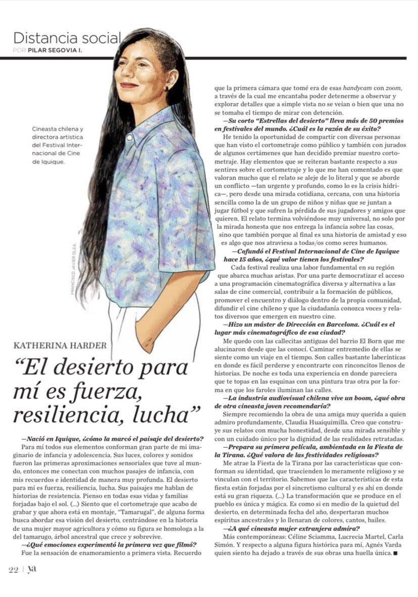 KatherinaHarder's tweet photo. Muchas gracias Revista Ya por esta linda entrevista! ✨✨✨ https://t.co/lcGXknwrWk