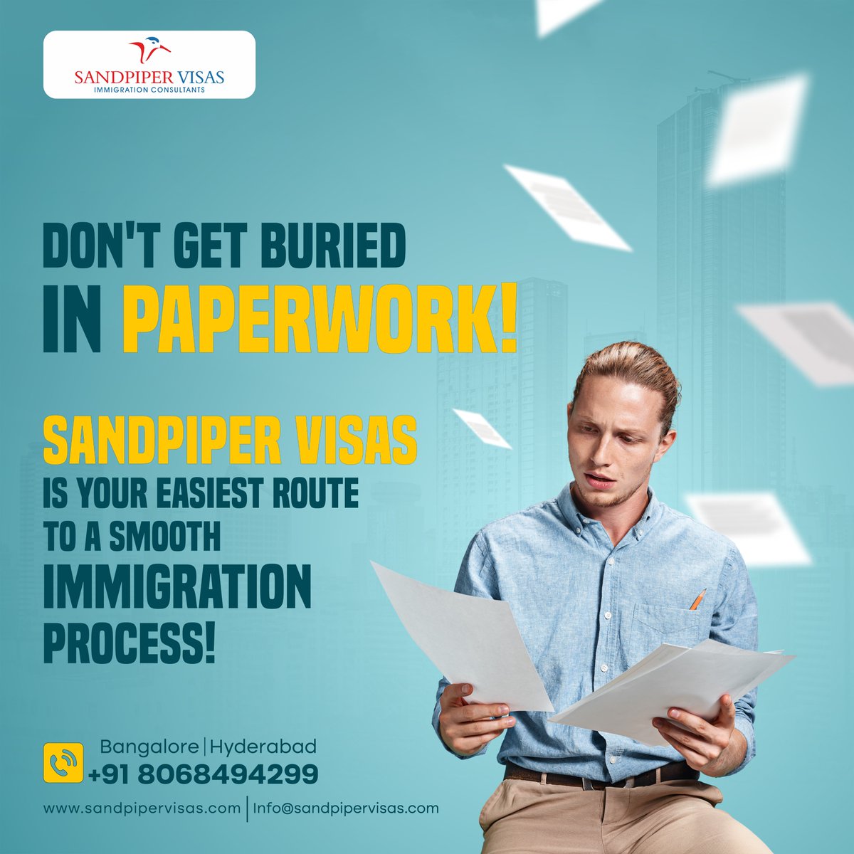SandpiperVisas's tweet image. Why let paperwork stress you out when you can glide through it effortlessly? #SandpiperVisas is your ticket to a hassle-free immigration process. Contact us Now! 
Call us: ☎️8068494299
Visit-sandpipervisas.com
 #HassleFreeImmigration #PaperworkSimplified #NewLifeJourney