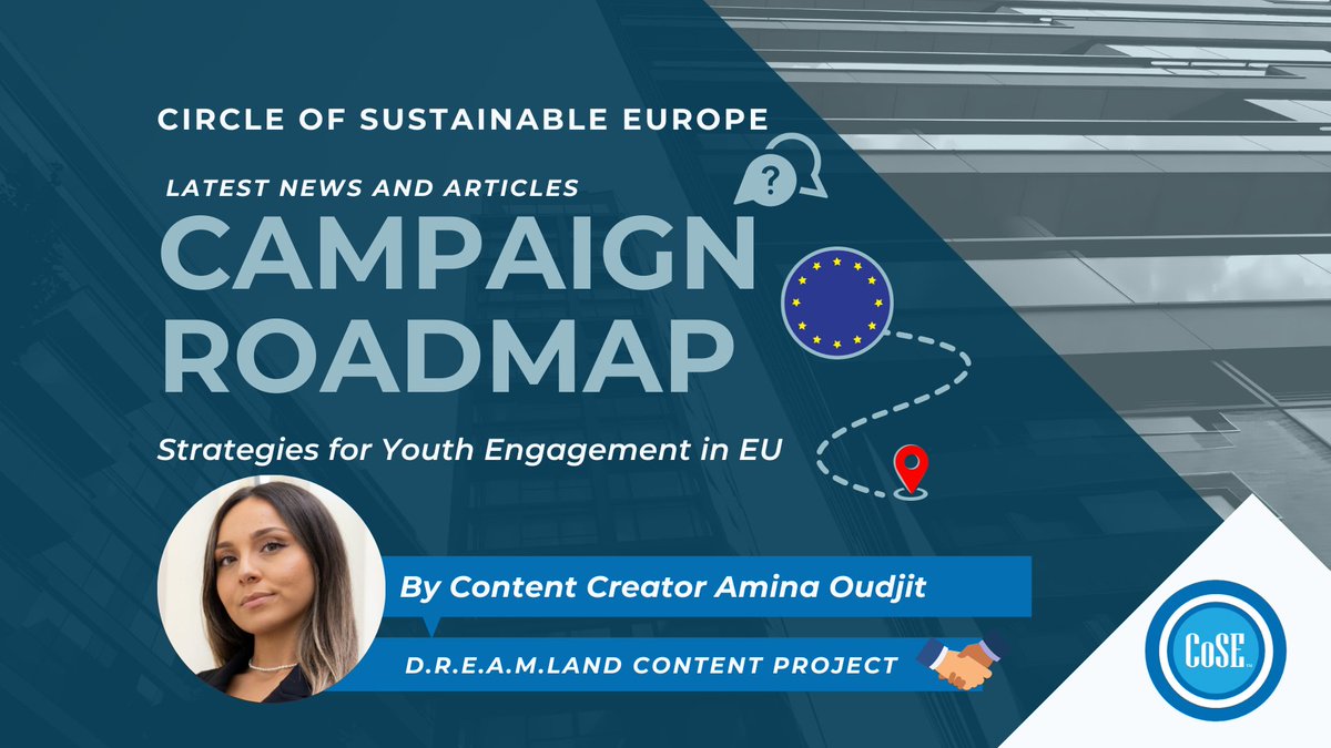 🌱 𝐄𝐮𝐫𝐨𝐩𝐞'𝐬 𝐘𝐨𝐮𝐭𝐡 𝐂𝐚𝐦𝐩𝐚𝐢𝐠𝐧 𝐑𝐨𝐚𝐝𝐦𝐚𝐩 

👂In a rapidly changing environment, it's vital that we include and prioritize the voice of our youth; cose-eu.org/2023/10/10/tog…

#sustainability #roadmap #europe #youth