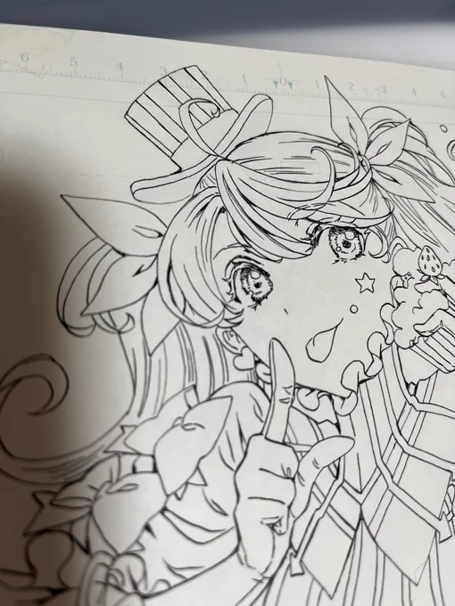 どーーーーーーーーしてもアナログペン入れがしたくなって描いてる 激烈に楽しい 
