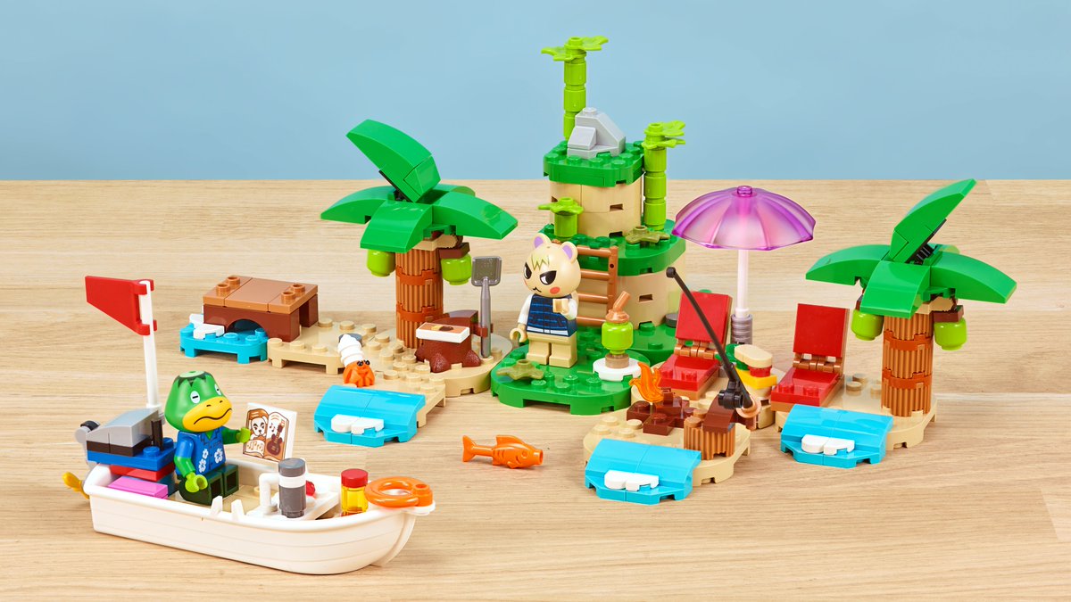 ACWorldBlog's tweet photo. Five different Animal Crossing LEGO sets will be available to purchase:

- Julian’s Birthday Party
- Bunnie’s Outdoor Activities
- Kapp’n’s Island Boat Tour
- Isabelle’s House Visit
- Nook’s Cranny &amp; Rosie’s House (see replies)

#AnimalCrossing #LEGO https://t.co/mTt1Nt5JLI