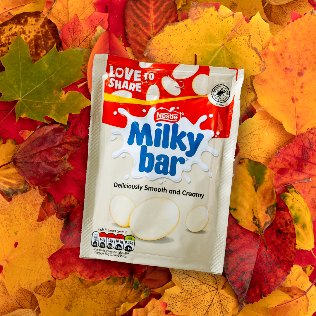 Autumn leaves and MILKYBAR please 🍁💙