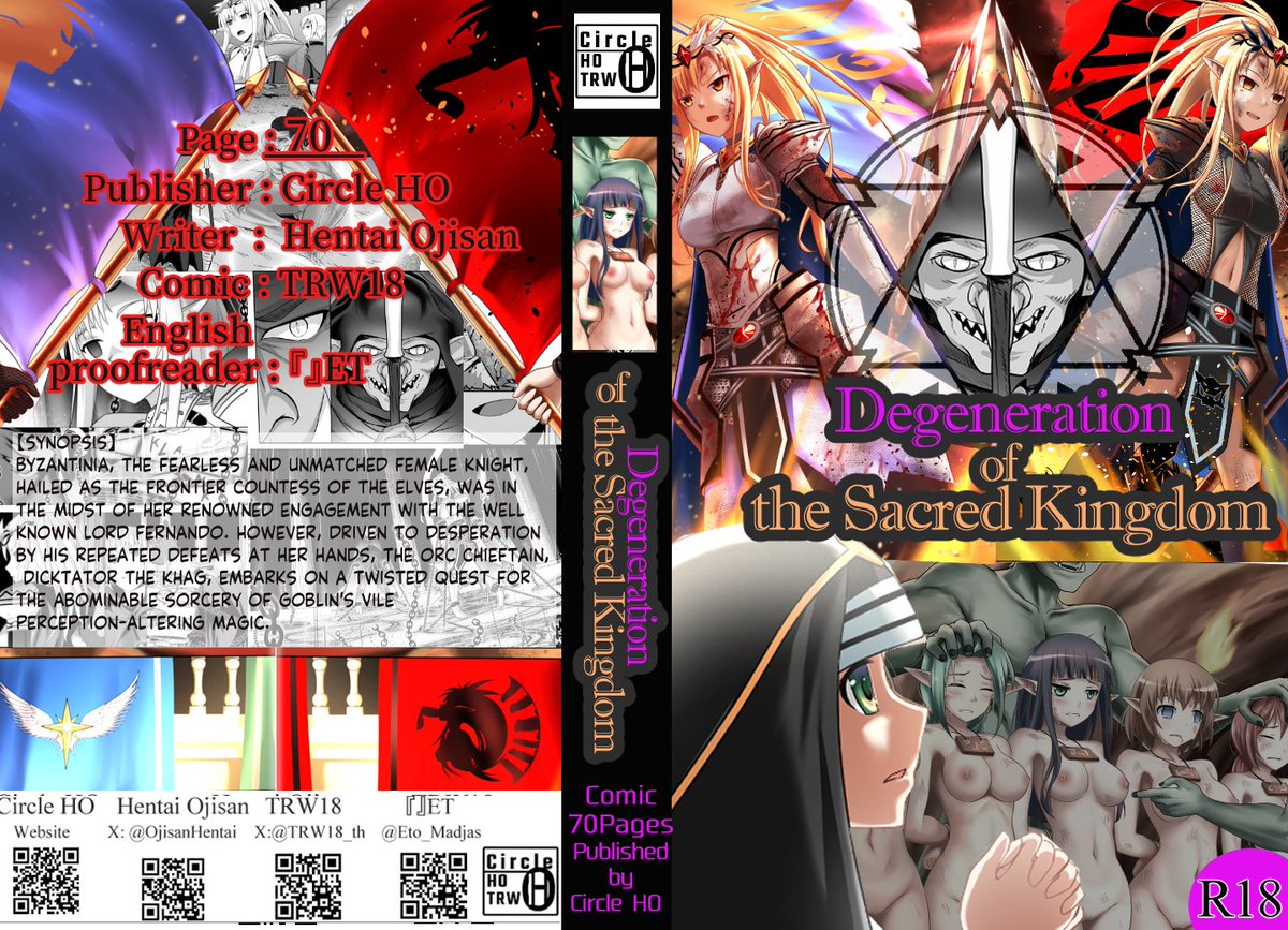 OjisanHentai's tweet photo. @TRW18_th @ntr_basara 📢🔞🔤【Newly released】Degeneration of the sacred kingdom【English】
🔸Illustration：@TRW18_th Author: Hentai Ojisan proofreader: @Eto_Madjas 
🔸DLsite👇
https://t.co/98obNIgVMT https://t.co/0oRDMjjJPR