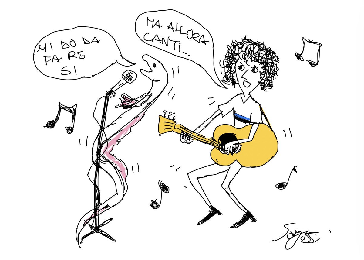 - Ma allora canti…
- Mi Do da Fa Re, Si.
#sargassi