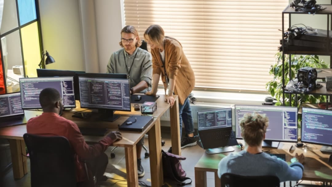 reactfactory's tweet photo. Ready to create dynamic user interfaces with React? React Factory connects you with React experts to bring your ideas to life. 💡⚛️⇒https://t.co/US3xMxXoQX 

#React #ReactDevelopers #webdevelopment #coding #tech #reactexperts #consultants #techtalent #staffing #reactfactory https://t.co/MLPxcbi3wt