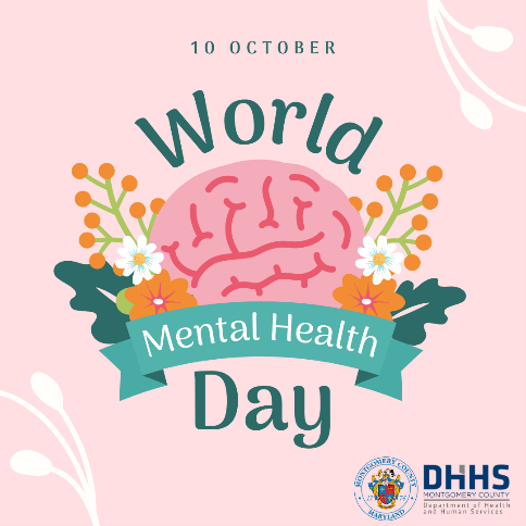 This World Mental Health Day, let us raise awareness of mental health issues around the world and mobilize efforts together to support the mental health of all.

#MentalHealth

<a href="/CM_Sayles/">Councilmember Laurie-Anne Sayles</a> <a href="/MontCoExec/">Montgomery County, MD - County Exec Marc Elrich</a>
