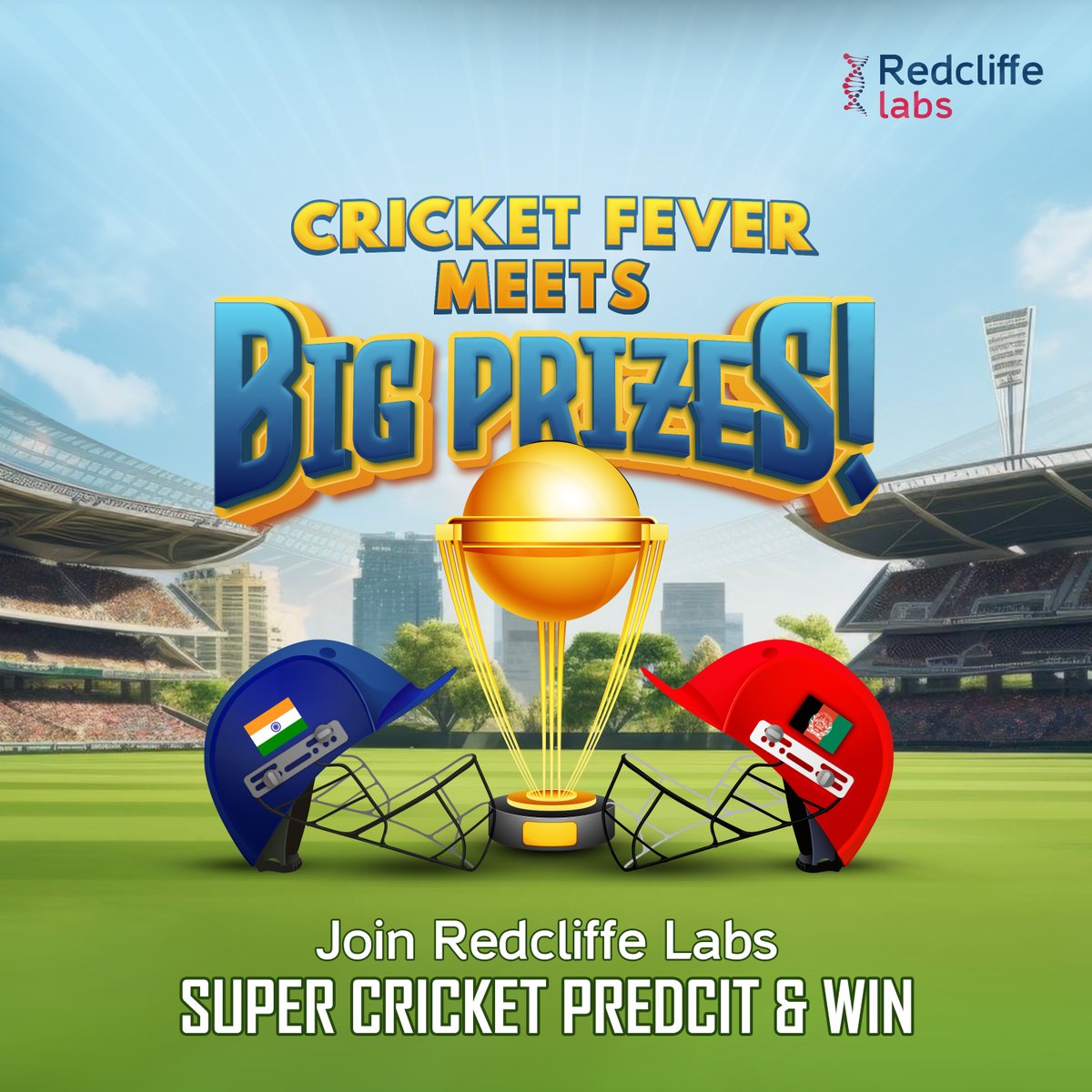 redcliffelab's tweet photo. Predict Winning Score & Win RedCash, #VIPMembership, #AmazonVouchers, #FreeFullBodyHealthCheckup!
T&C:
Winners announced: October 12
Health check-up available until: October 17
RedCash reward: ₹100 Redeemable during your next #healthcheckup.
#redcliffelabs #CricketWorldCup2023 https://t.co/upyvV75tqc