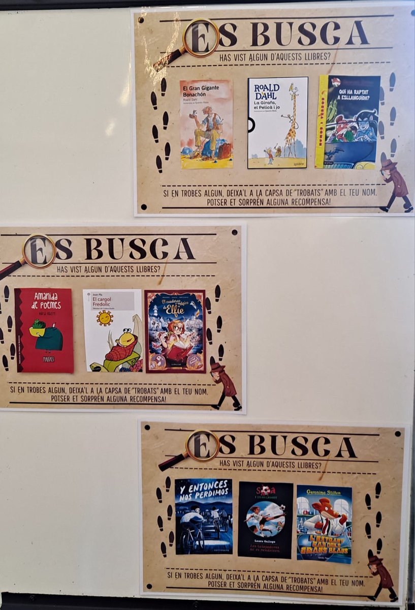 TorrentMelis's tweet photo. Necessitem la vostra ajuda per trobar aquests llibres que s'han escapat de la biblioteca. Ens ajudeu a trobar-los? Al vestíbul trobareu més indicacions. https://t.co/o7kyTbo4Wy