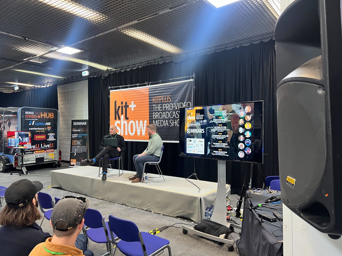 kitplusshow's tweet photo. Let's talk sustainability! Join Stuart Guinea of @BBC_Studioworks and Neal Romanek @theflintmedia as they discuss eco-friendly practices in the industry. #KitPlusShow #sustainability https://t.co/KDnqx51LGy
