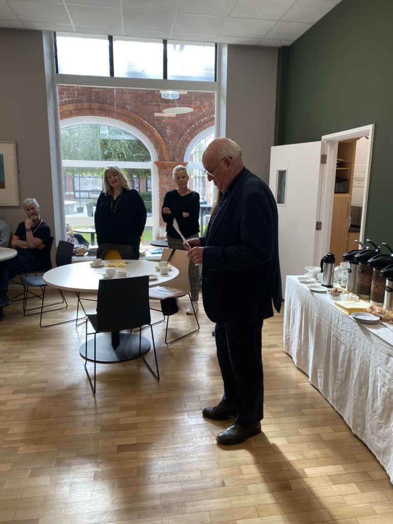 DCU_IoE's tweet photo. Saying farewell to Paul Hampson who moves on from his role in chaplaincy on the St Pats Campus @DCU https://t.co/XbdZmbUbqX