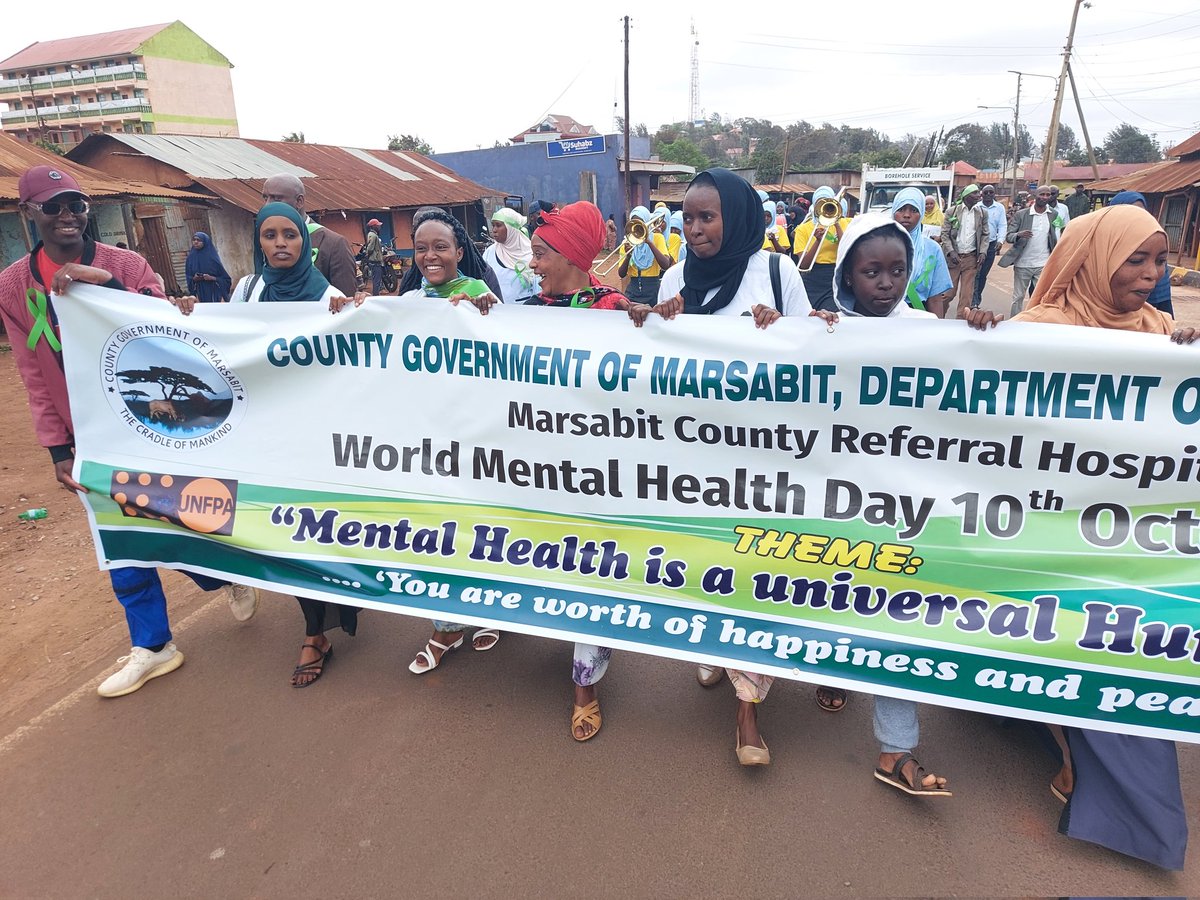 hmhafrica's tweet photo. Celebrating the first @WMHD in Marsabit county, @hmhafrica team joined the meaningful conversations with diverse stakeholders
The event highlighted the need for collaborative efforts to unified approach to right to good mental health to fill the wider gap on MH in the county! https://t.co/yqnUPqsou8