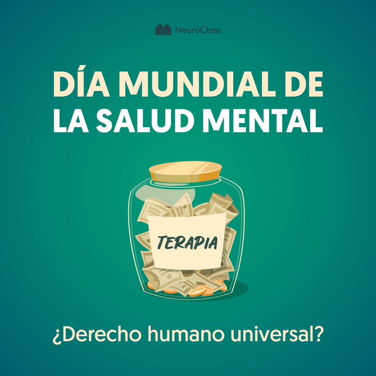 10 de octubre: Día Mundial de la Salud Mental 🫂

🧵En este hilo te contaremos acerca de cómo la falta de acceso a servicios de salud mental afecta profundamente a las sociedades a nivel mundial