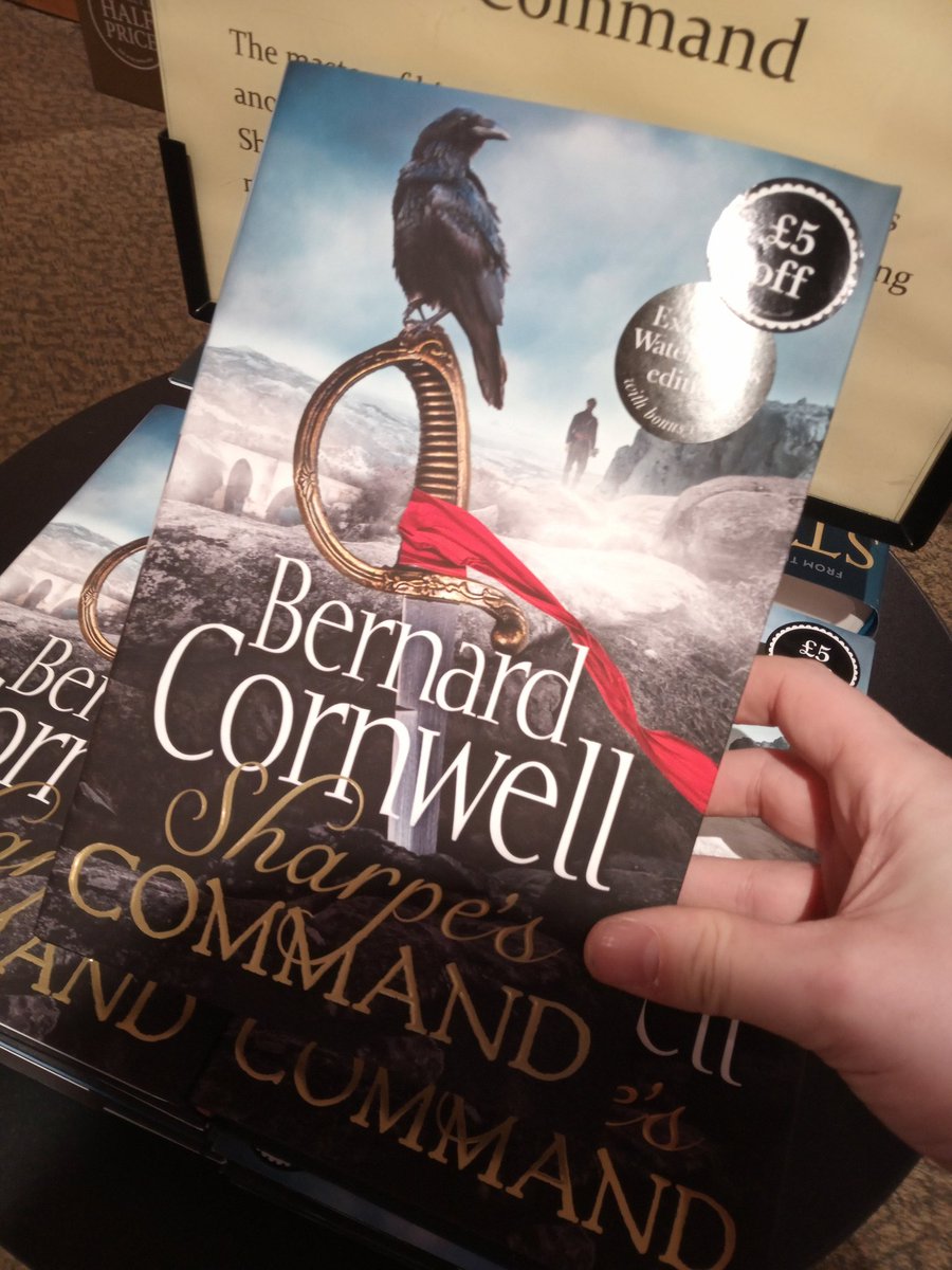 WaterBanbury's tweet photo. No spoilers, but I think Bernard Cornwell might be the one person we can rely on to *not* kill Sean Bean. #Sharpe https://t.co/wQn53cxXCE