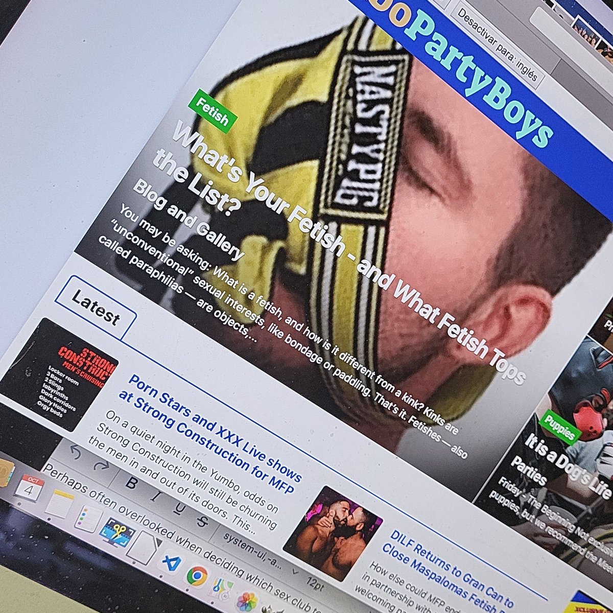 Tell us about your Maspalomas Fetish Pride #MFP2023 and visit yumbopartyboys.fun for event highlights and sexual features to read
