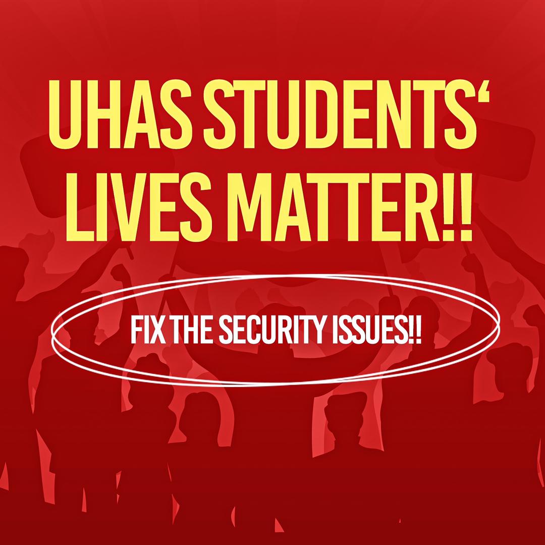 Wilson_TrendiT's tweet photo. Criminal attacks have become a daily occurrence at UHAS, leaving students feeling vulnerable and unsafe.  #uhasstudentslivesmatter #FixUhasSecurityCrisesNow

Help repost this cos management has been reluctant to the plea of student https://t.co/Qe8YguWj94