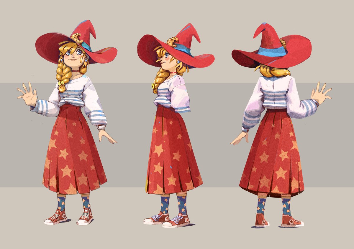 SunnyLabGames's tweet photo. 🍞Fact #8: Lunne had never noticed that her braid looked like a brioche until a friend pointed it out.

#indiedev #witchtober2023 #spookymonth ➡️#cosymonth https://t.co/W2qLsYFUca