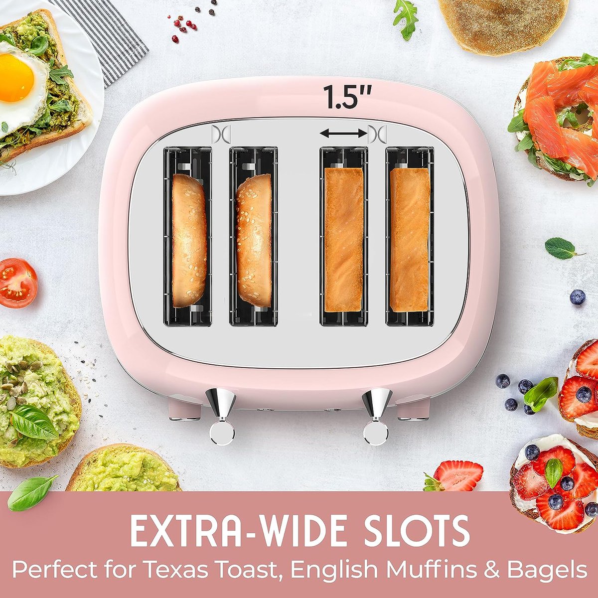 ChicNestAffairs's tweet image. amzn.to/3Q9xHPQ
Elevate your breakfast game with the Mueller Retro Toaster in pretty pink! 🍞💖 Extra-wide slots, 6 browning levels, and convenient features make mornings a breeze. Upgrade your kitchen style and toast to perfection! 🌟 #MuellerToaster #BreakfastUpgrade