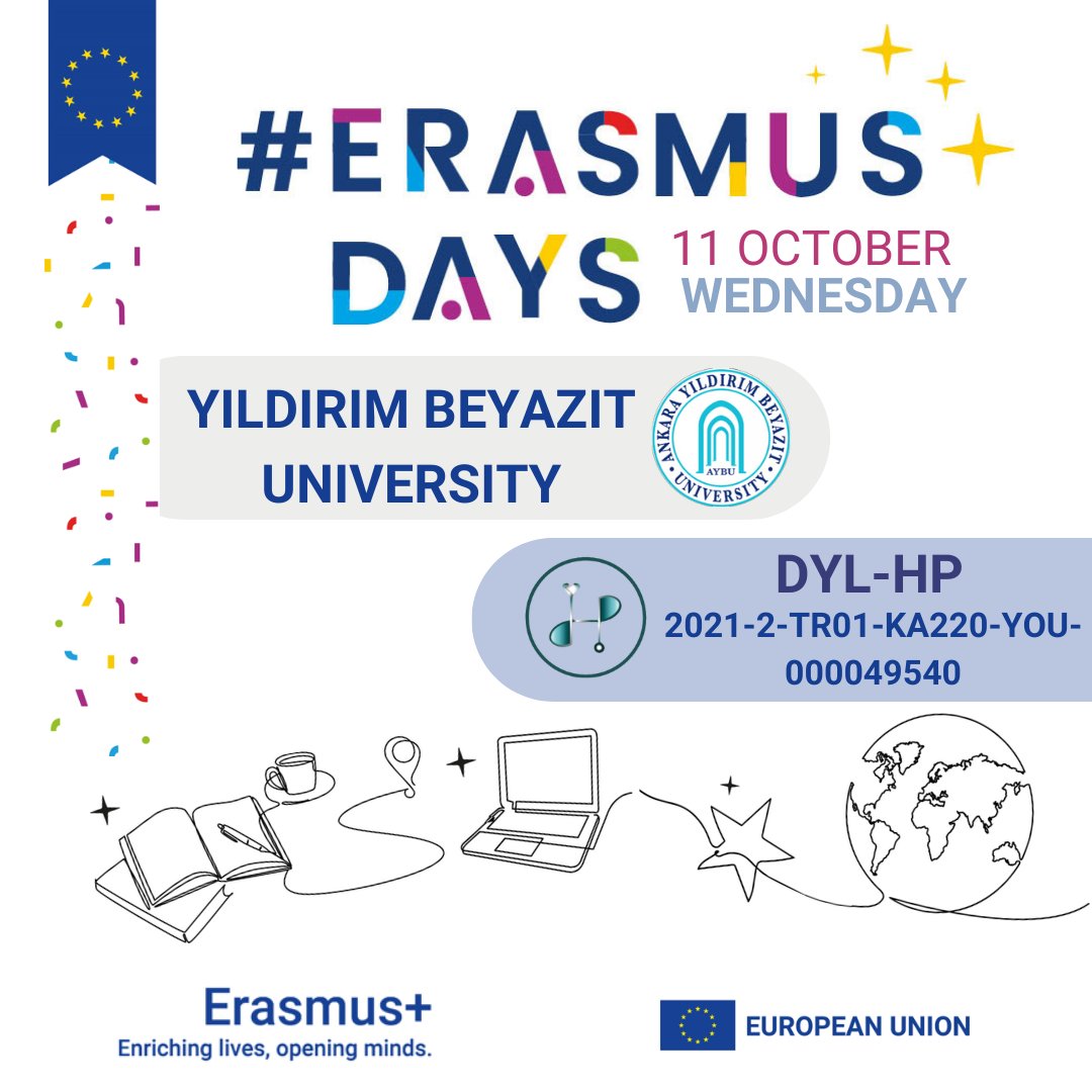 DigitalHealthPl's tweet photo. We will meet at our stand on October 11 as part of Erasmus Days. https://t.co/gVVo99ayGf