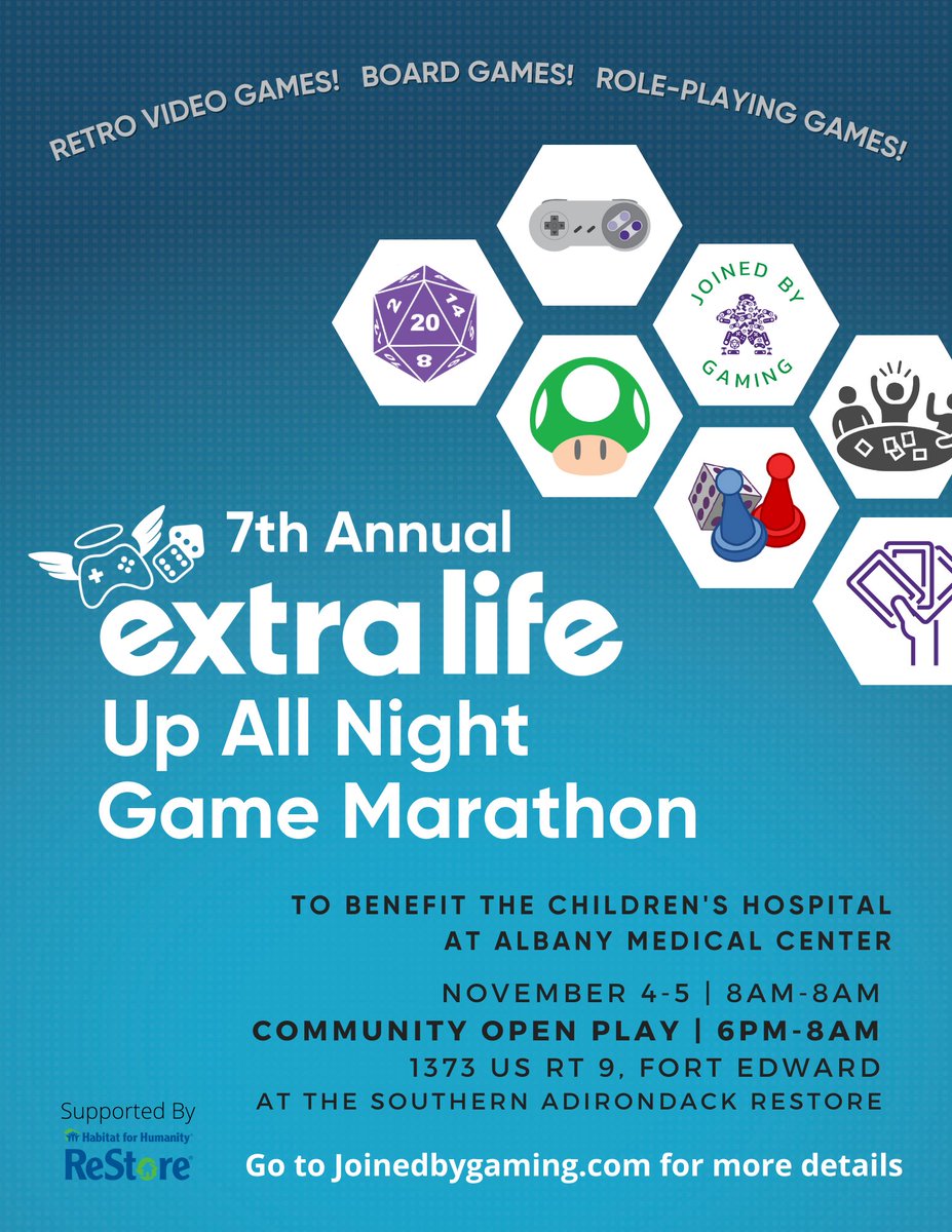 joinedbygaming's tweet photo. So soon!
@ExtraLife4Kids @AlbanyMed https://t.co/fe7S3EvV1X